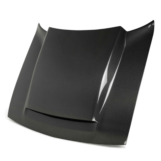 AutoAddict 2015-2023 Dodge Challenger Demon Cowl Style Carbon Fiber Hood