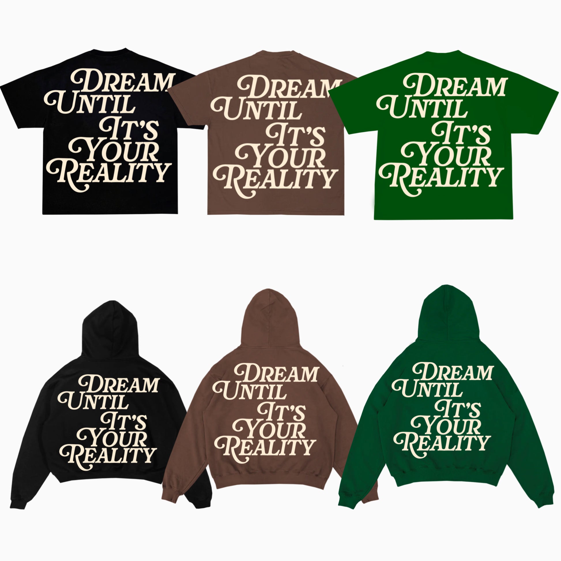 Dream Until It’s Your Reality  Hoodie Black - BOOSTED LUCKEY